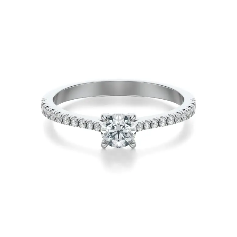 Pierścionek białe złoto z diamentami AJPZ_104